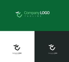 S and G letter logo concept with geometric style. logo built from pot of green tea being poured. depicting a tea shop that sells green tea in an industrial style vector