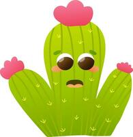 Cute Cactus Illustration vector