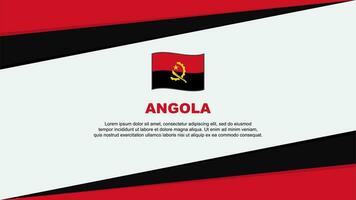 angola bandera resumen antecedentes diseño modelo. angola independencia día bandera dibujos animados vector ilustración. angola diseño