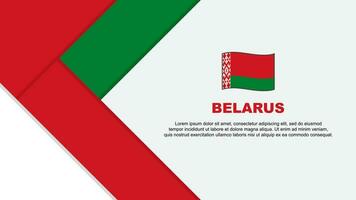 Belarus Flag Abstract Background Design Template. Belarus Independence Day Banner Cartoon Vector Illustration. Belarus Illustration