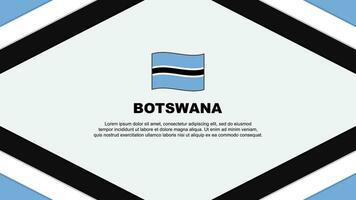 Botswana bandera resumen antecedentes diseño modelo. Botswana independencia día bandera dibujos animados vector ilustración. Botswana modelo