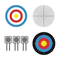 shooting board icon vector