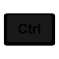 ctrl icon vector