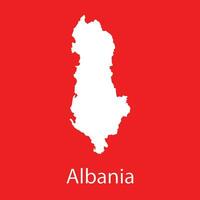 Albania mapa icono vector ilustración diseño