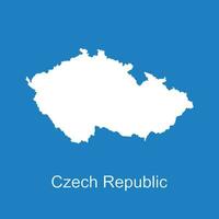 Czech map icon vector