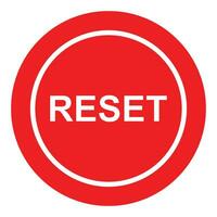 reset icon vector