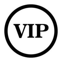 VIP icon vector