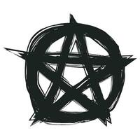 Pentagram icon vector