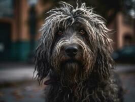 bergamasco perro creado con generativo ai tecnología foto