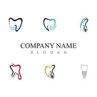 Dental implant logo design concept vector, Dental Care logo template vector