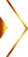 lyx guld pil form element png