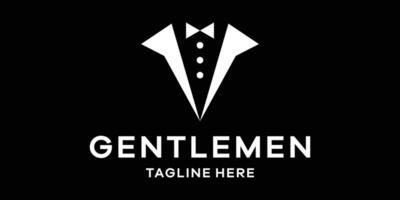 gentlemen logo simple abstract vector illustration