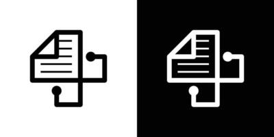 data file logo and sign medical design icon vector illustration