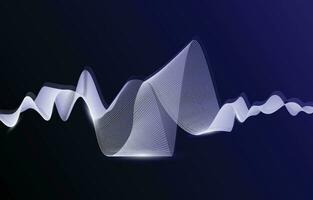 Abstract background, line wave element, sound spectrum equalizer wallpaper, vector futuristic particle technology illustration.