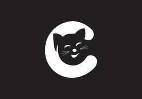 this is a cat logo design for your business vector