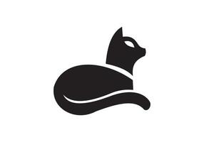 this is a cat logo design for your business vector