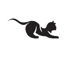 this is a cat logo design for your business vector