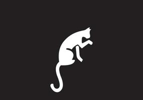 esta es un gato logo diseño para tu negocio vector