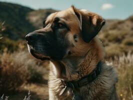 Anatolian Shepherd dog created with Generative AI technology photo