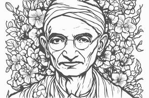 internacional día de no violencia Gandhi jayanti. el internacional día de no violencia es marcado en 2 octubre, el cumpleaños de mahatma Gandhi, líder de el indio independencia movimienot. vector