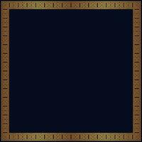 Gold square frames in ancient greek style vector