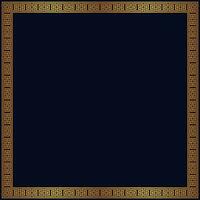 Gold square frames in ancient greek style vector