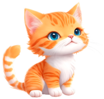 Cute cat adorable. AI Generative png