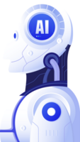 Ai Artificial intelligence robotic png