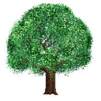 Pixel Maple tree png