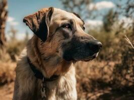 anatolian pastor perro creado con generativo ai tecnología foto