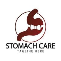 stomach care icon designs vector