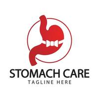 stomach care icon designs vector