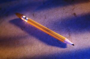 Pencil with eraser photo