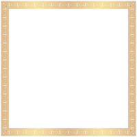 Gold square frame border ancient greek style png