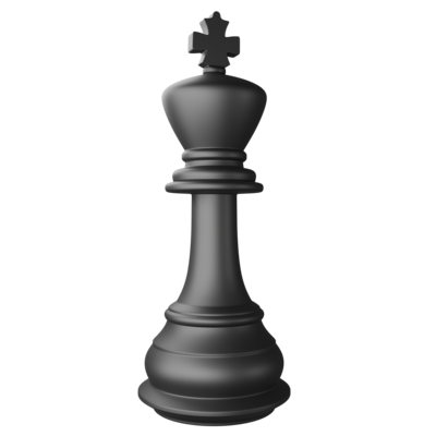 King Black Chess Piece PNG Clip Art