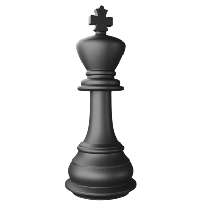 King Black Chess Piece PNG Clip Art