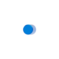 Blue Glass style 3d dot point png