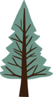 Einfachheit Kiefer Baum freihändig Zeichnung png