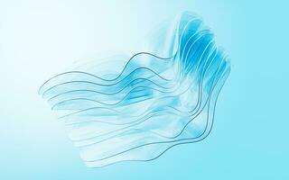 Gradient multilayer glass background, 3d rendering. photo