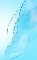 Gradient multilayer glass background, 3d rendering. photo