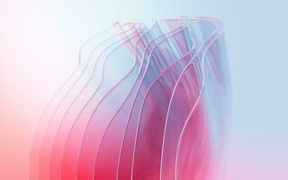 Gradient multilayer glass background, 3d rendering. photo