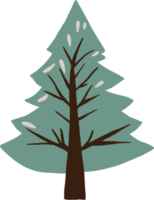 simplicité pin arbre à main levée dessin png