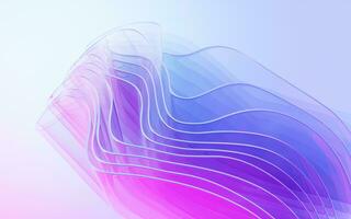 Gradient multilayer glass background, 3d rendering. photo