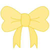 yellow ribbon bow png