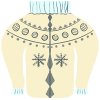 acquerello maglione. per inverno, Natale e nuovo anno partiti. carino mano disegnato costumi. png