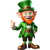 desenho animado engraçado leprechaun. ai generativo png