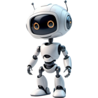 linda robot personaje. ai generativo png