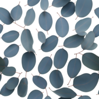 bleu eucalyptus feuille. ai génératif png