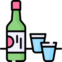 soju icono diseño png