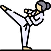 taekwondo icono diseño png